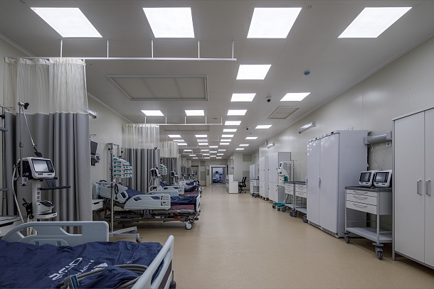 Флагманский центр с вертолетной площадкой на территории «НИИ СП им. Н.В. Склифосовского»