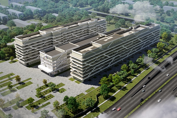 Инфекционный лечебно-диагностический комплекс на территории ИКБ №1