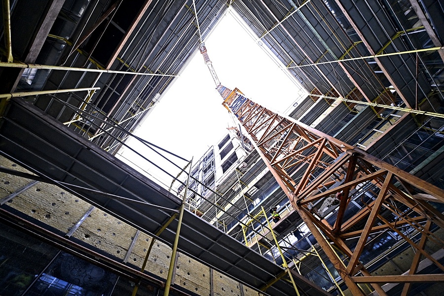 Завершены монолитные работы в лечебно-диагностическом комплексе МКНЦ имени Логинова