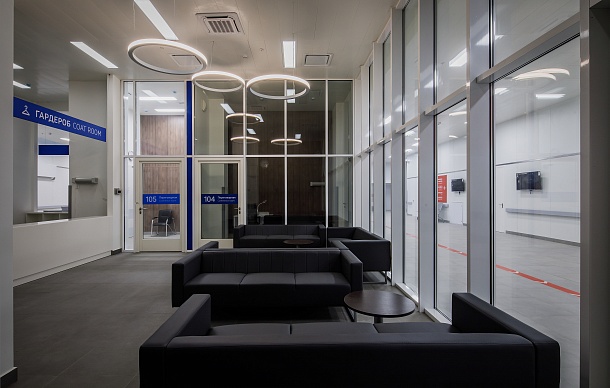 Флагманский центр с вертолетной площадкой на территории «НИИ СП им. Н.В. Склифосовского»