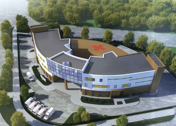 Подстанция скорой медицинской помощи на 20 машиномест